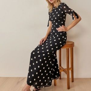 Reformation Amsterdam polka dot dress